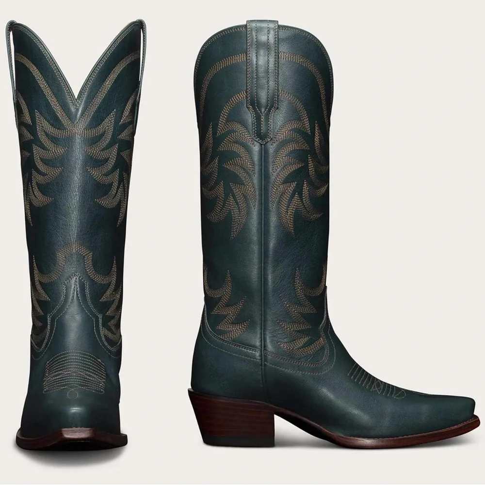 Tecovas | Shoes | Iso Teal Green Tecovas Annie Boot | Poshmark